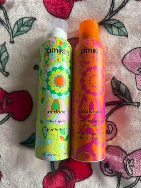 amika un.done (neon green) & amika soulstruck (vibrant orange) Duo